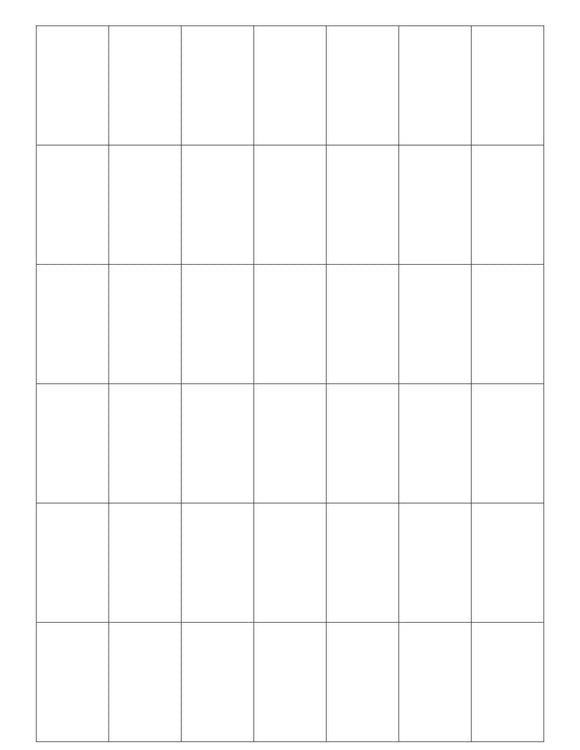 1 1/16 x 1 3/4 Rectangle Removable White Printed Label Sheet