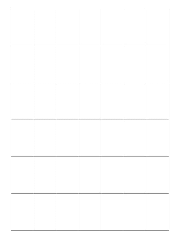 1 1/16 x 1 3/4 Rectangle Recycled White Printed Label Sheet